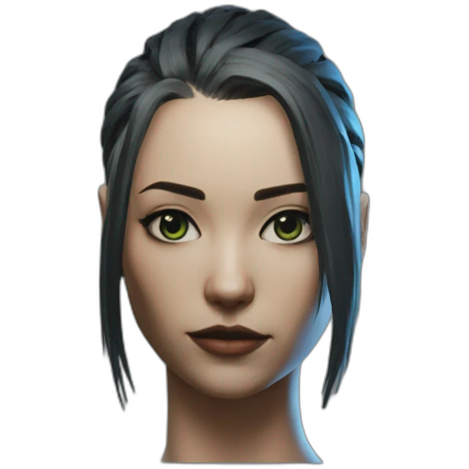Female V from Cyberpunk 2077 emoji