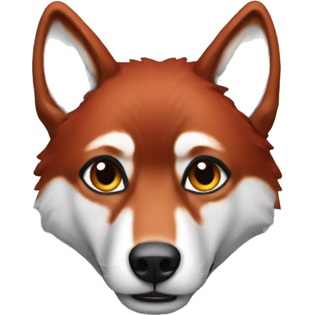 Red wolfe emoji