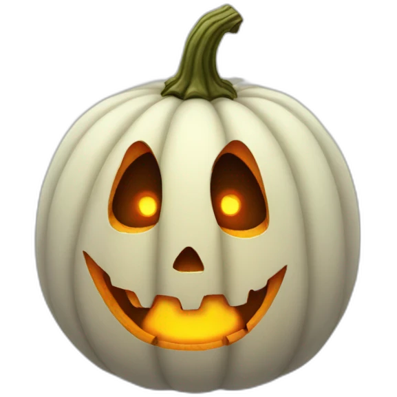 pumpkin ghost emoji