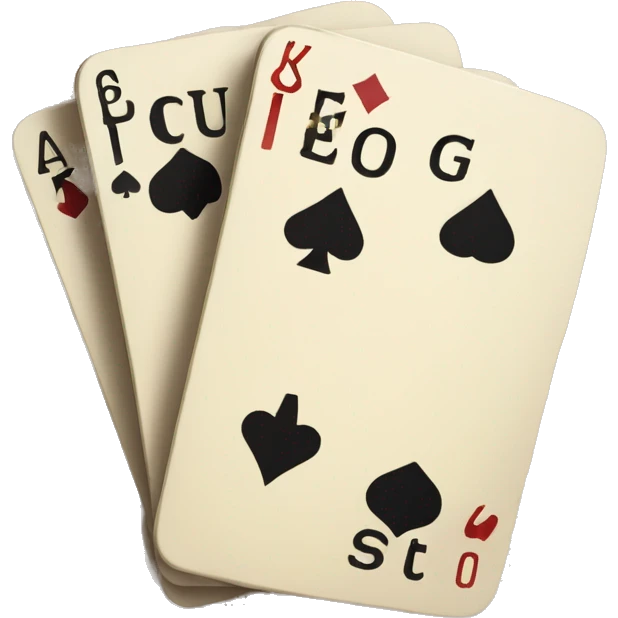 Euchre game emoji