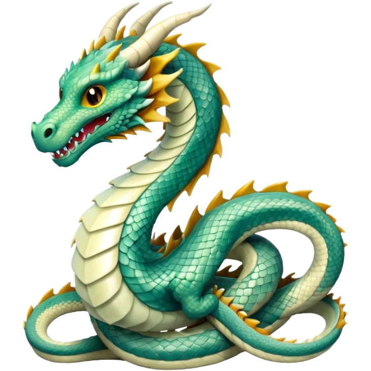 dragon White  emoji