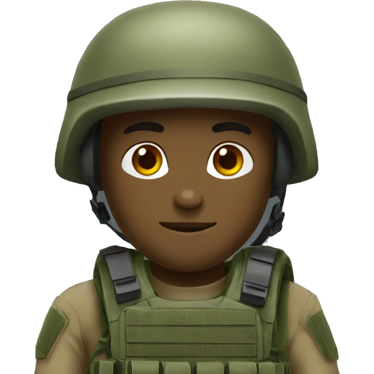 Military commando emoji