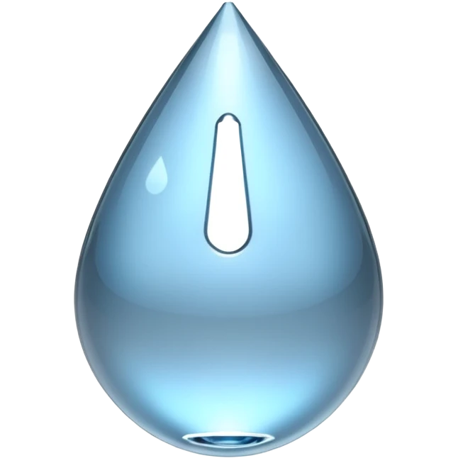water Drop robot emoji