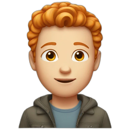 Ginger-kid emoji