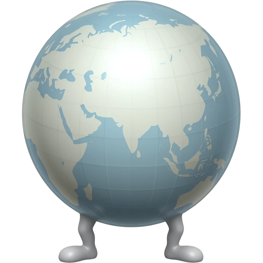 A ball with no arms only with legs emoji