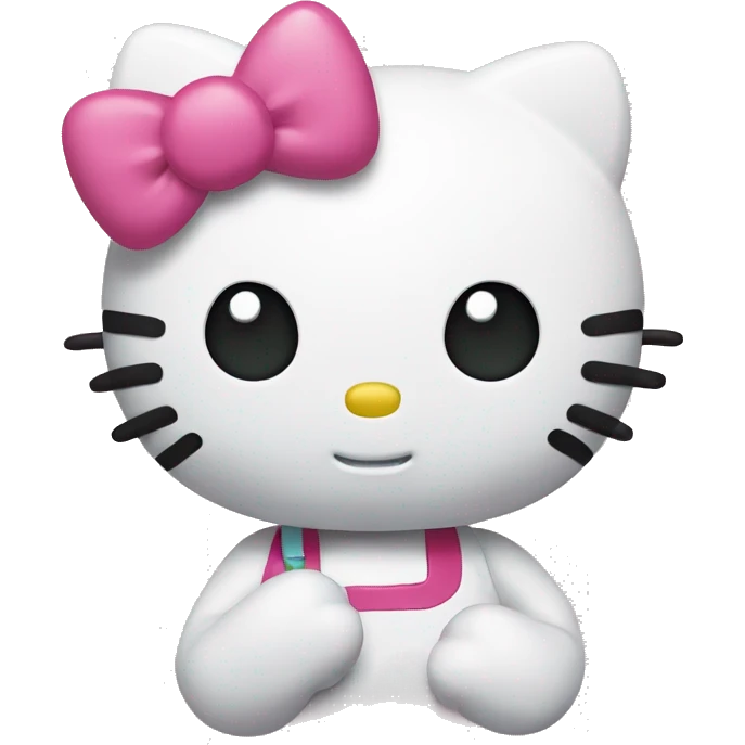 Hello kitty says hi emoji