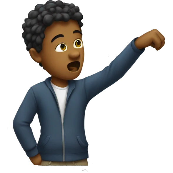 A dab emoji