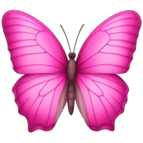 pink butterfly emoji