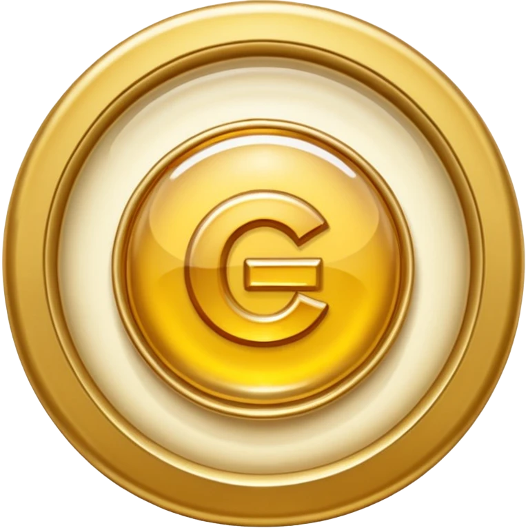 Una etiqueta de producto dorada en forma de sello con las iniciales 'RA', rodeada por una luz brillante. Fondo crema. Estilo: lujo minimalista, fotorrealista. emoji