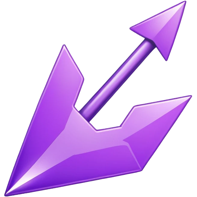 seta para direita roxa emoji