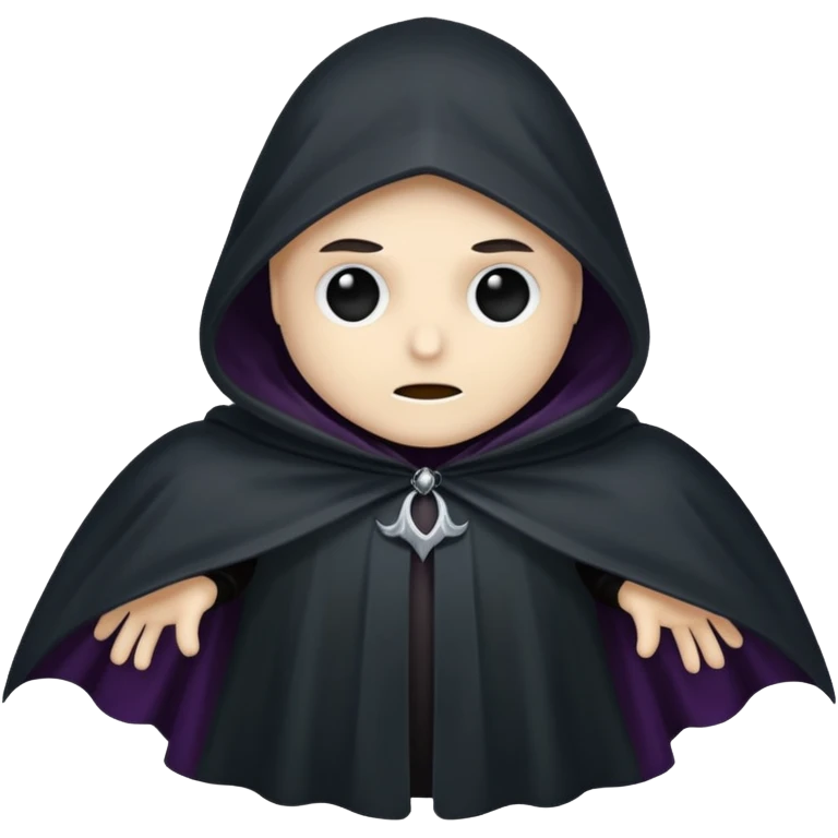 Shadowy Phantom with Cloak emoji