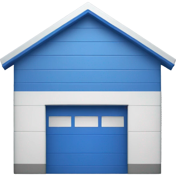 blue garage emoji