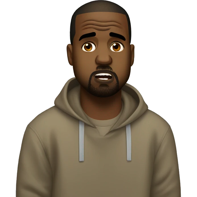 Kanye west crying  emoji