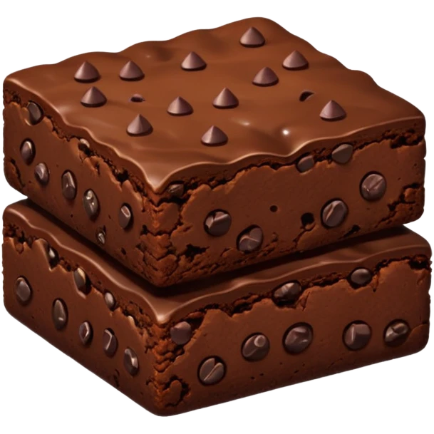 Triple Chocolate Brownie emoji