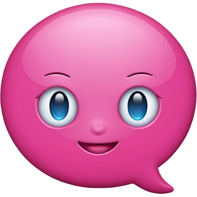 pink chat gpt ai app logo emoji