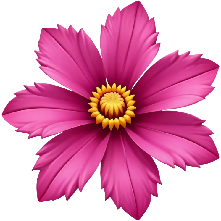  carnivorous pink flower with teeth emoji