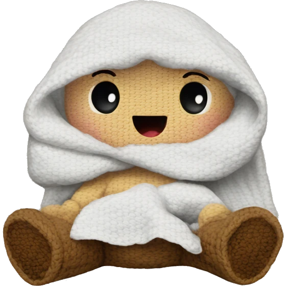 Baby’s Blanket that was made by crochet emoji