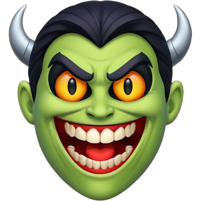 evil laugh emoji