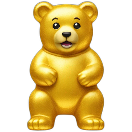 Haribo Gold bear emoji