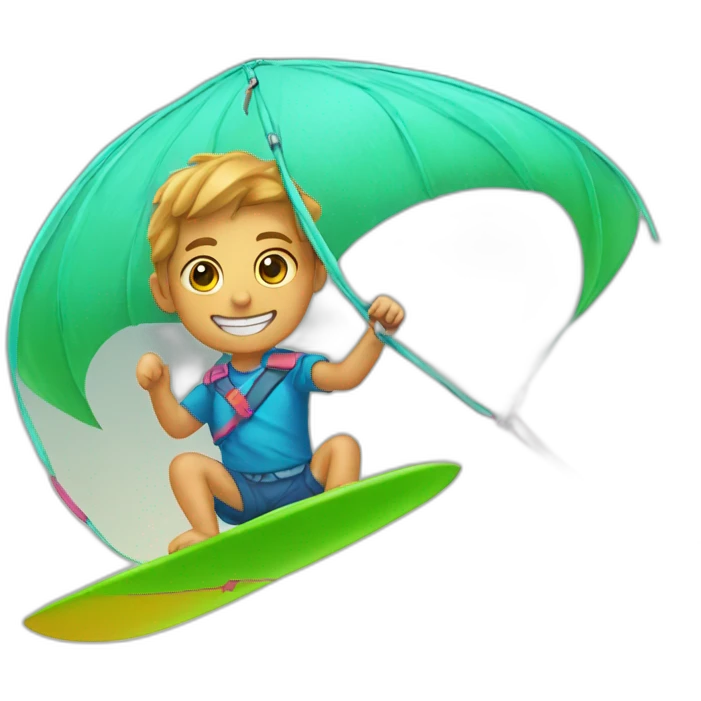 Kiter with Healing Symbol emoji