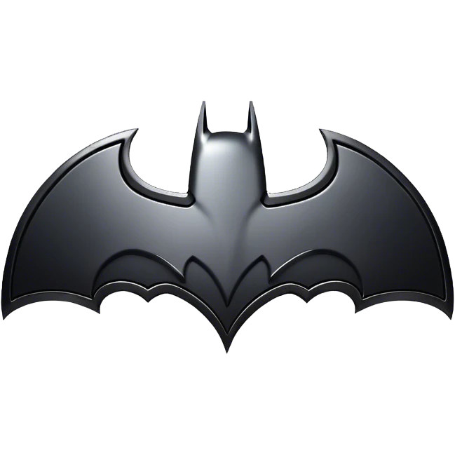 Batman symbol emoji