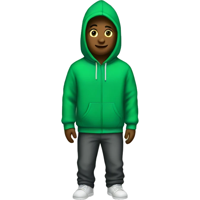 green hoodie emoji