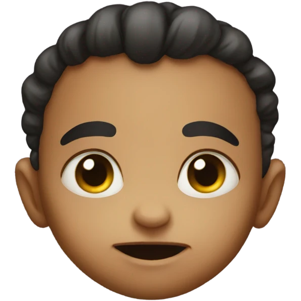 Evil baby emoji