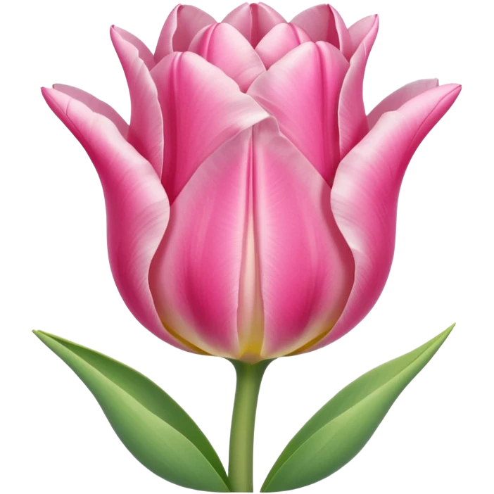 Aesthetic and adorable tulip emoji