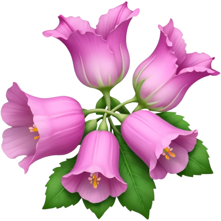 Pink Canterbury bells emoji