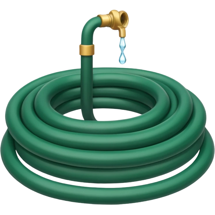 water hose dark green  emoji