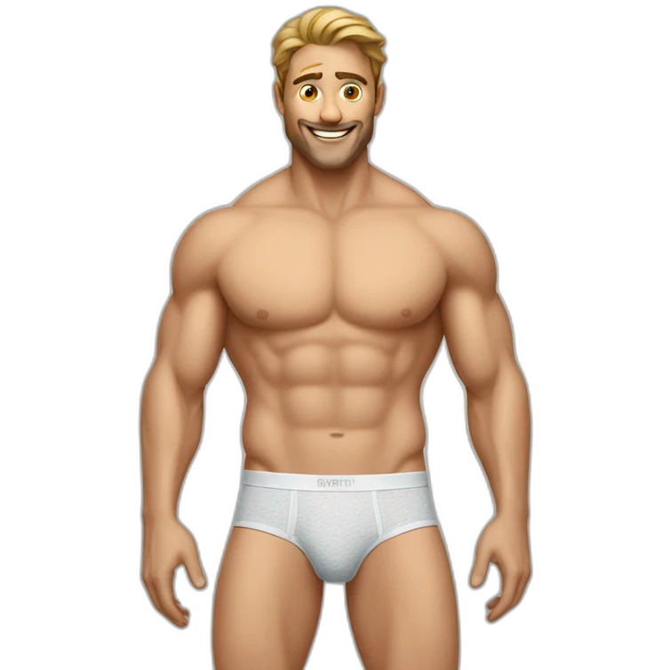 sexy man's underwear emoji