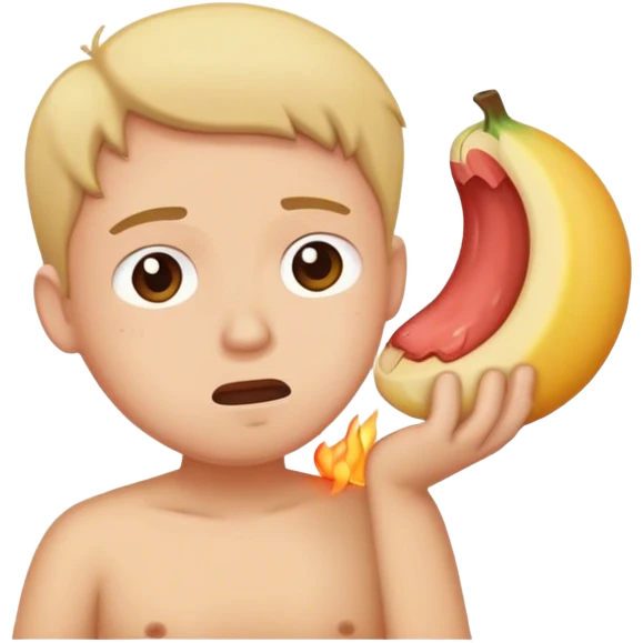 Jew with stomach ache emoji