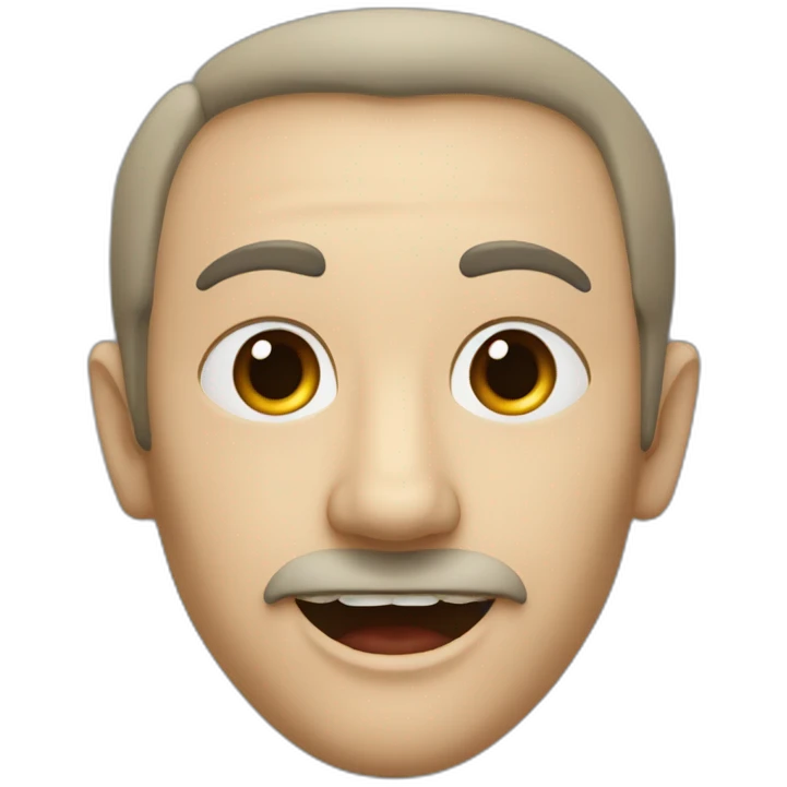 Un homme ayant des oreilles de vampire emoji