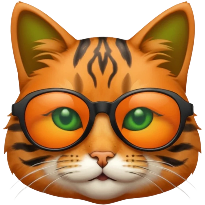 Cat wearing sunglasses emoji
