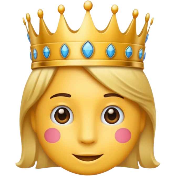 Erstelle mir ein emoji mit einer Krone emoji