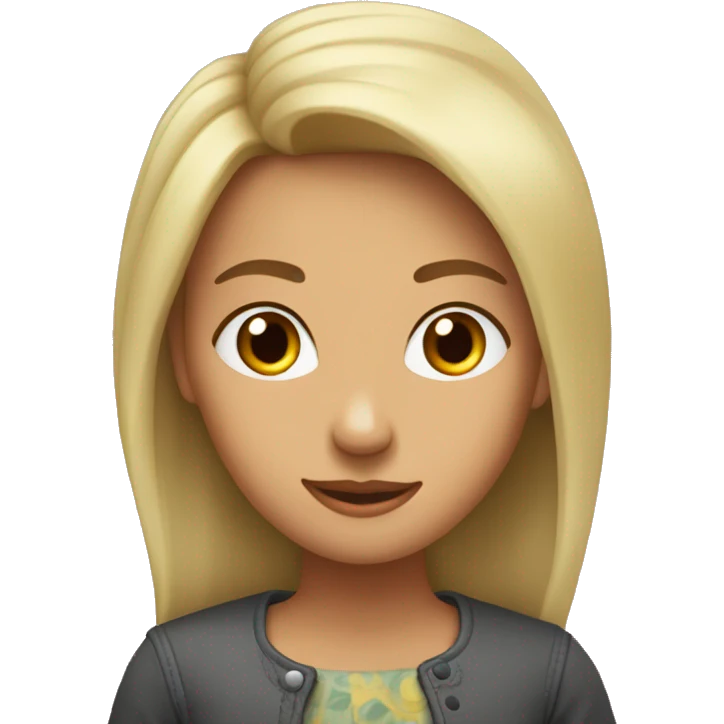 Девушка в гамаке на растяжке  emoji