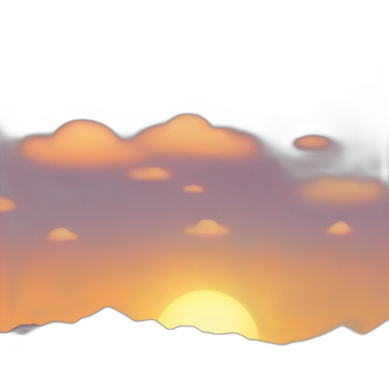 sun setting app emoji