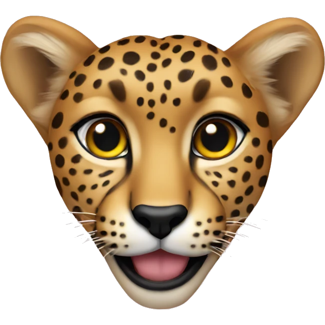 cheetah heart emoji