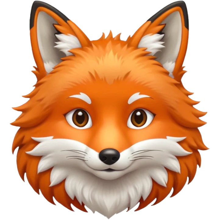 Fox half body emoji