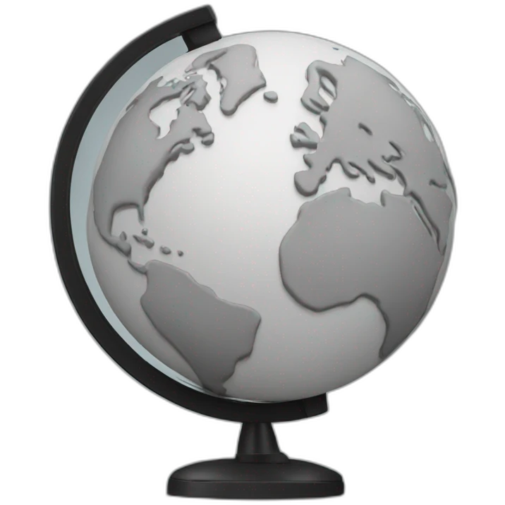 globe with videography emoji