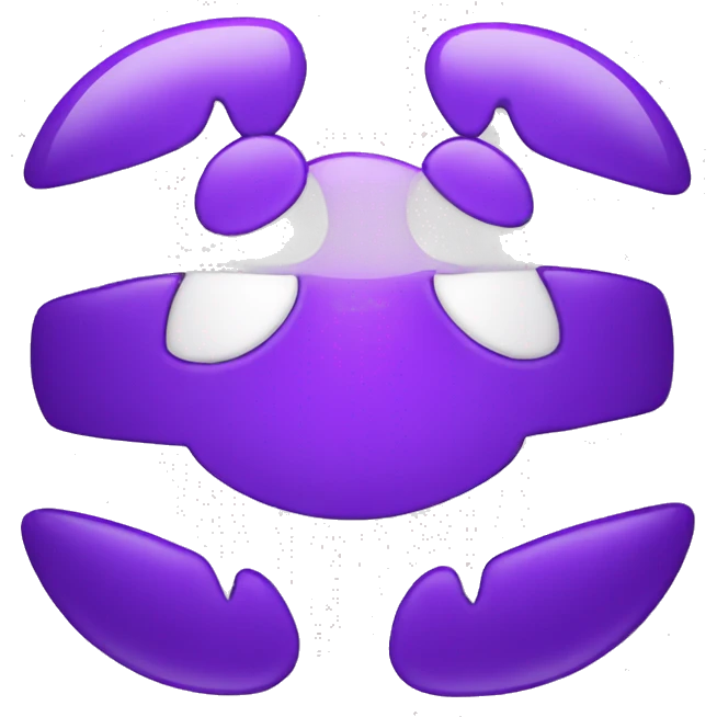 ultra violet sphere emoji