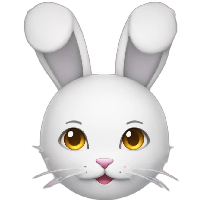 Cyber bunny anime  emoji