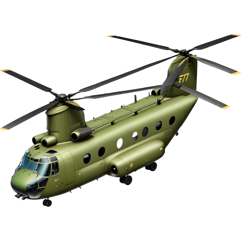 CH-47 Chinook Helicopter - boeing emoji