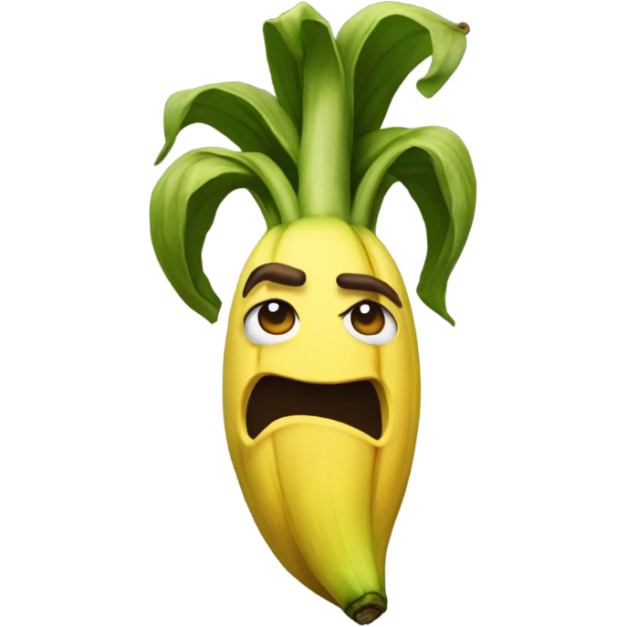 Angry plantain emoji