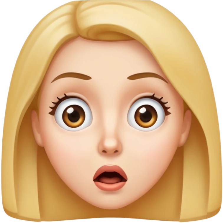 Cara asombrada con ojos cuadrados  emoji