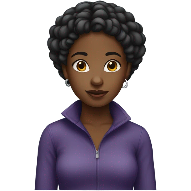 Black girl emoji