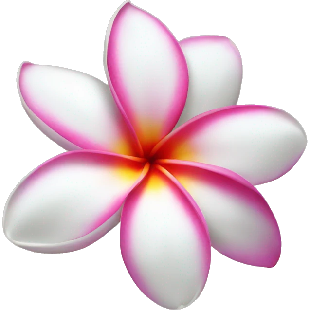 plumeria flower emoji