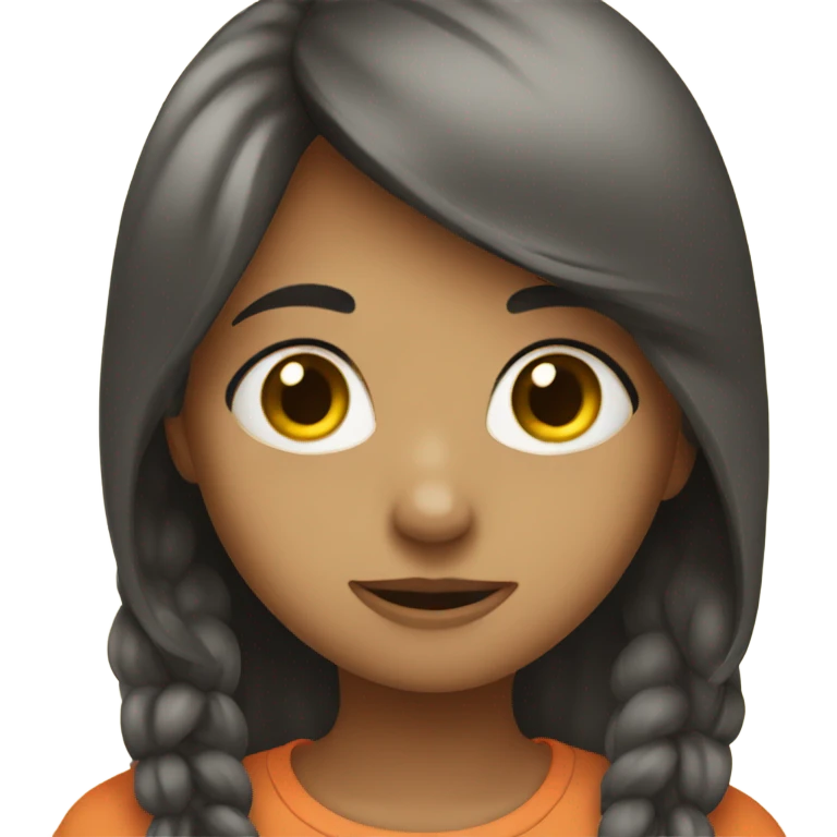 Shy girl emoji