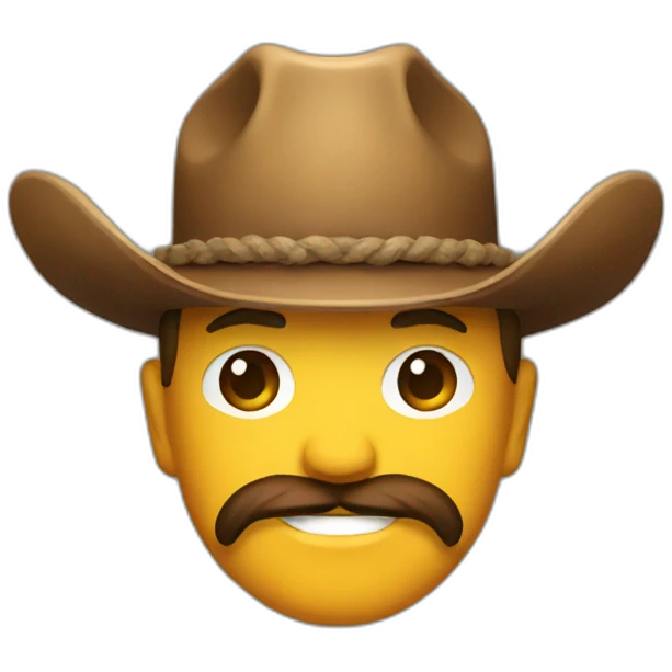 Kubernetes logo with cowboy hat emoji