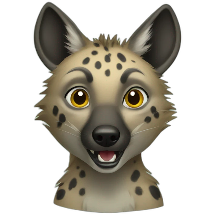 hyena fox hybrid emoji